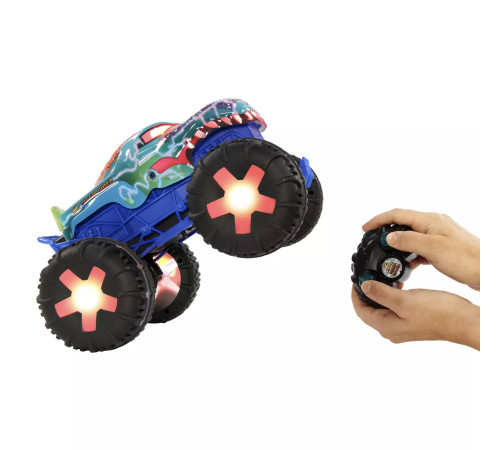 hot wheels jbd90 Машина monster trucks Мега-Рекс на дистанционном управлении