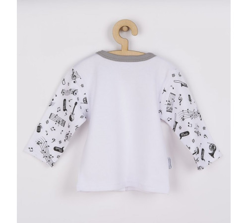 new baby 32048 Кофточка на кнопках "music" р. 62 (3-6 м.)