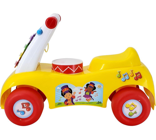  fisher-price 505564 mașinuță cu tobă și xilofon "music adventure"