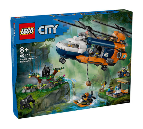 Jucării pentru Copii - Magazin Online de Jucării ieftine in Chisinau Baby-Boom in Moldova Lego City 60437 Constructor "Elicopterul unui explorator al junglei la tabara de baza" (881 el.) Jucării pentru Copii - Magazin Online de Jucării ieftine in Chisinau Baby-Boom in Moldova lego city 60437 constructor "elicopterul unui explorator al junglei la tabara de baza" (881 el.)