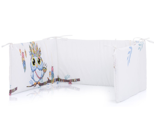  chipolino protectie laterala pentru patut spbump02206 (30/180cm) bufnita