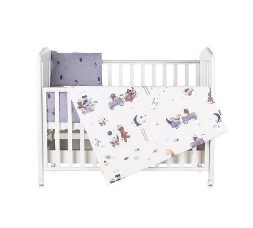 chipolino lengerie de pat "astronaut" spcet502501 (5 buc.)