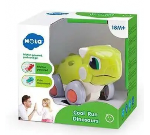 hola toys e7968a jucărie inerțială "dino" verde