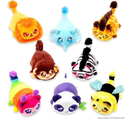 aphmau 65555a jucărie de pluș surpriză meemeow safari s1 (15 cm)