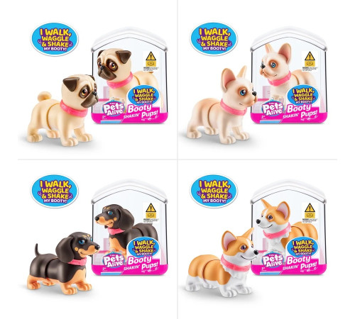 zuru pets alive 9530 jucărie de colecție "cățeluș" în sort.