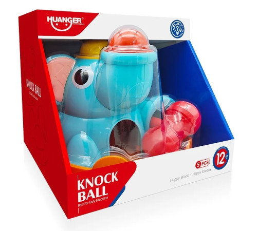  77976 jucărie muzicală cu ciocan he0283 "elefant"