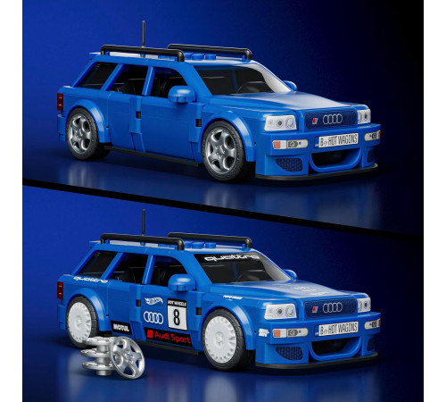 hot wheels jgr28 Конструктор "brick shop speed audi avant rs2" (253 дет.)