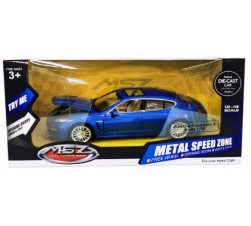 MSZ 68245A Model metalic "Auto Porsche Panamera S 11:24" in sort.  msz 68245a model metalic "auto porsche panamera s 11:24" in sort.