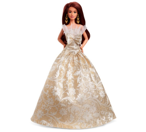 barbie jbh97 Коллекционная кукла "holiday 2025" брюнетка