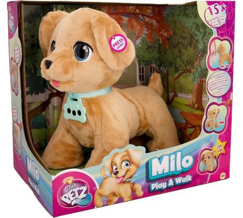  club petz 81314 cățeluș interactiv milo 