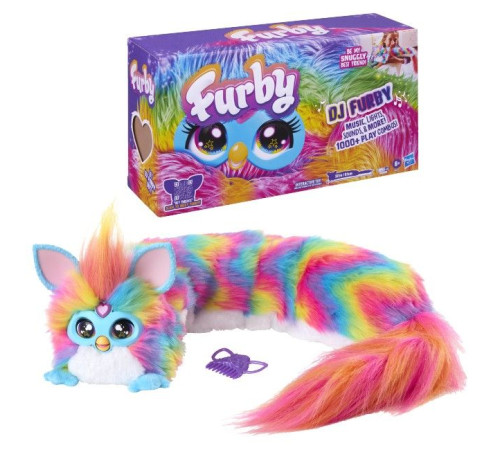 furreal friend g0668 jucărie interactivă "dj furby rainbow"