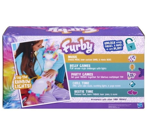 furreal friend g0668 jucărie interactivă "dj furby rainbow"