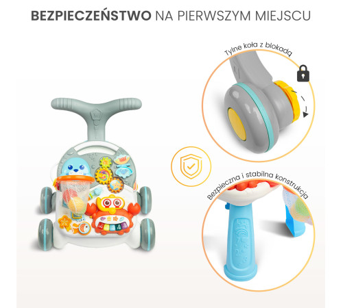 toyz-20950 premergător 2 in 1 "sperk" roz