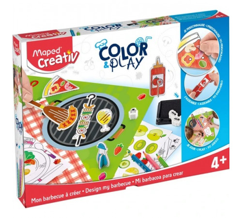  maped 907009 set de creativitate color&play "design my barbecue" 