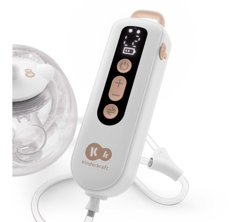 kinderkraft Двойной электрический молокоотсос gentleflow (золотой)
