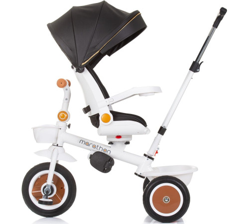 chipolino trkmrt02402bw triciclu "marathon" black/white