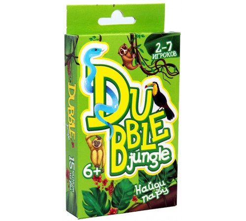 strateg leo 30345 Настольная игра "dubble jungle" (рус.)
