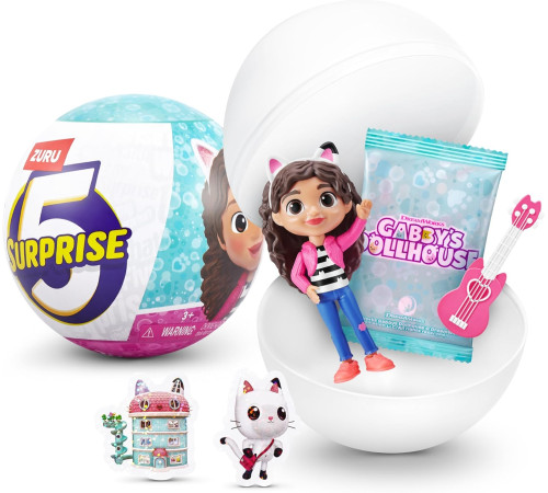 zuru 77655gq1 Игровой набор-сюрприз "5 surprise gabby s dollhouse, s1"