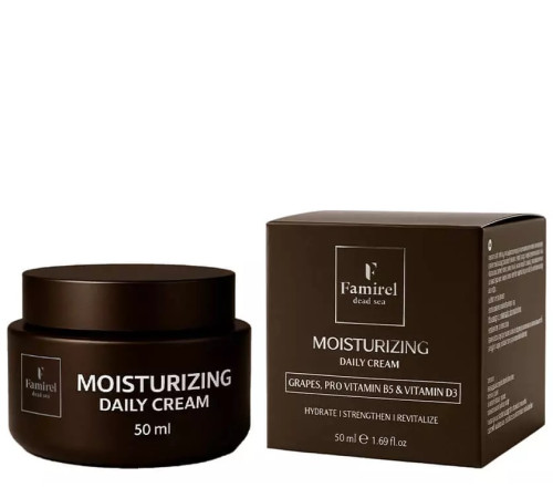  famirel men cremă hidratantă de zi pentru față cu struguri, vitaminele b 5 și d 3 (50 ml) 084871