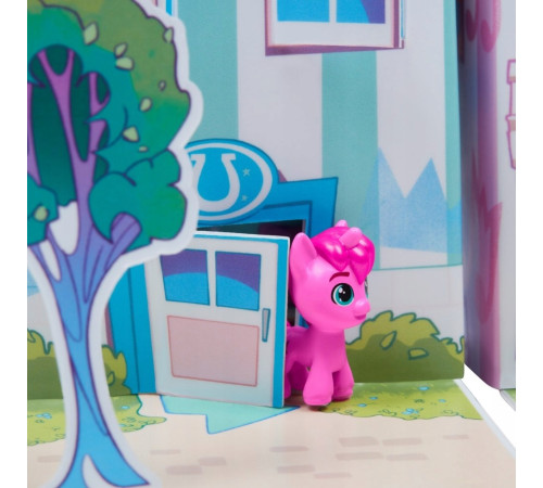my little pony f3875 set de joc portabil mini "epic crystal brighthouse"