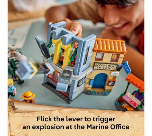 lego one piece 75642 constructor "&Icirc;nfruntare cu căpitanul smoker" (547 el.)
