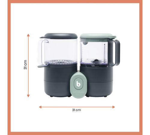 babymoov a001133 Многофункциональный кухонный комбайн 4 в 1 "nutribaby one" (зелёный)