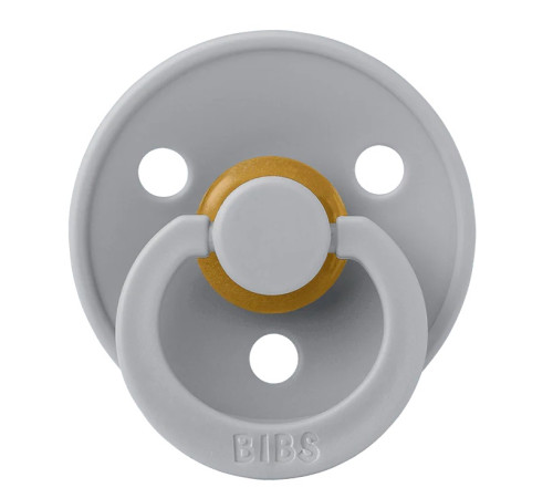 bibs Пустышка круглая латексная color m (6-18 м.) cloud