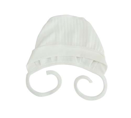 Детская одежда в Молдове minikin 242110337 Чепчик "simply" (р.37) молочный