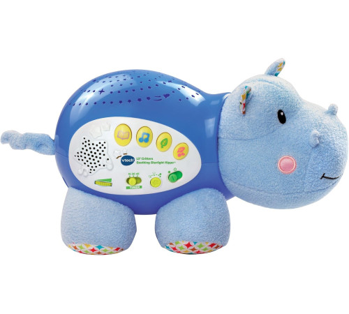 vtech 80180926rus Мягкий ночник-проектор "Звездный бегемотик" (ru)