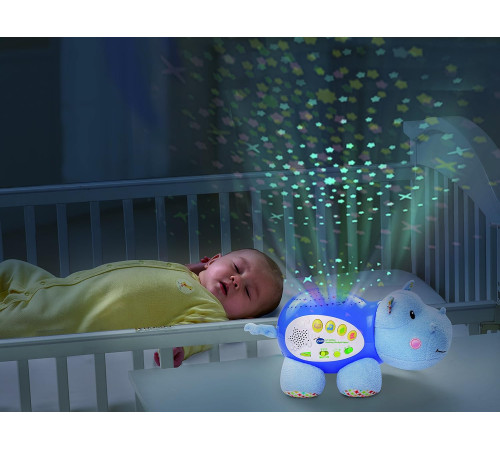 vtech 80180926rus Мягкий ночник-проектор "Звездный бегемотик" (ru)