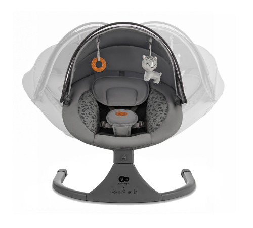 kinderkraft leagan electronic lumi 2 (p&acirc;nă la 9 kg.) dark grey
