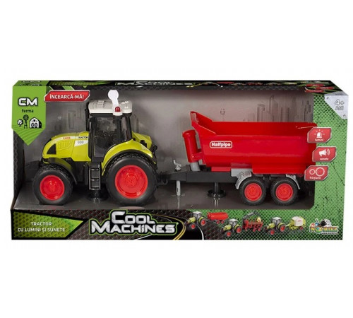 noriel  int1387 tractor cu remorca cool machines