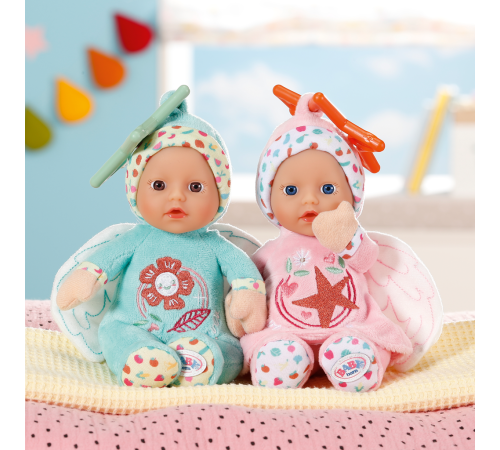 zapf creation 832295 păpușă moale baby born "angel" (în sort)