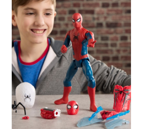 spider-man g2450 figurină mare "marvel spider-man titan series ultimate web gear "(29 cm)