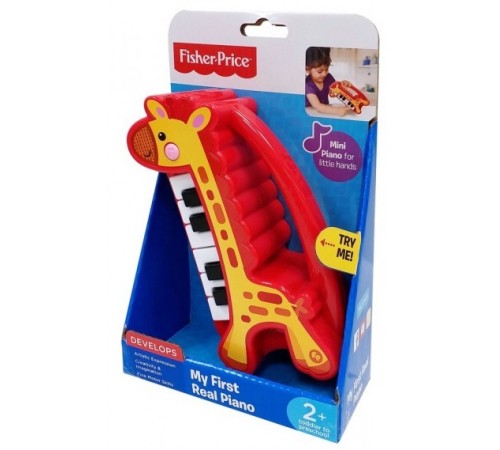 Детский магазин в Кишиневе в Молдове fisher-price 380006 Детское мини-пианино "Музыкальный жирафик"
