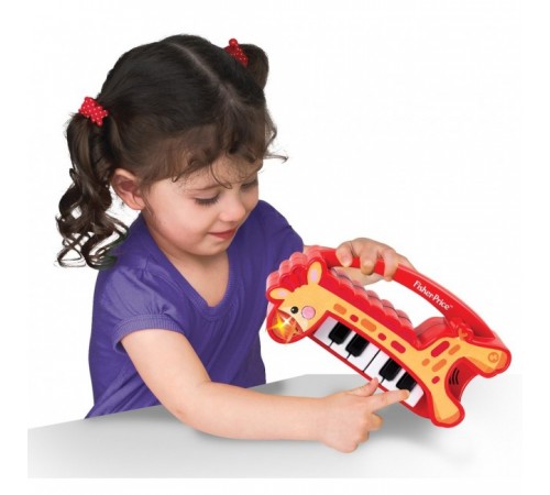 fisher-price 380006 mini-pian pentru copii "girafa muzicală"