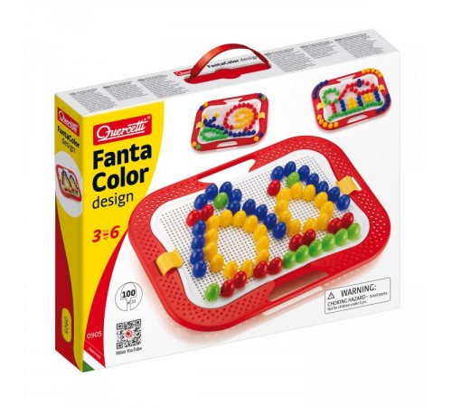  quercetti 905 mozaic "fantacolor handbag" (100 el.)