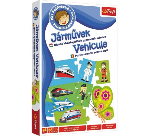 Trefl 01637 Настольная игра "Транспортные средства" (рум.) trefl 01637 Настольная игра "Транспортные средства" (рум.)