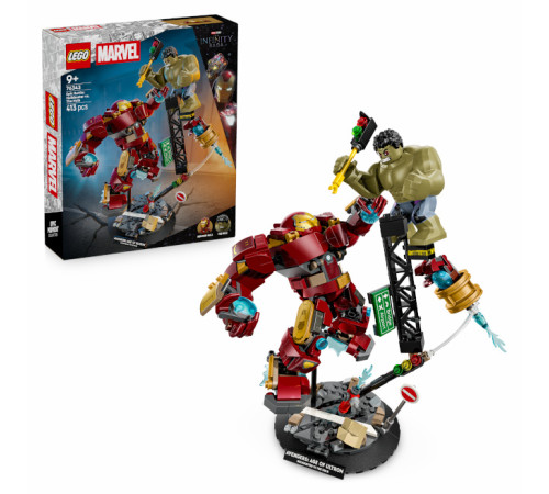 lego marvel 76343 constructor "bătălia epică: hulkbuster vs. the hulk" (413 el.)
