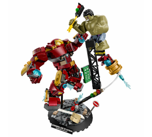 lego marvel 76343 constructor "bătălia epică: hulkbuster vs. the hulk" (413 el.)