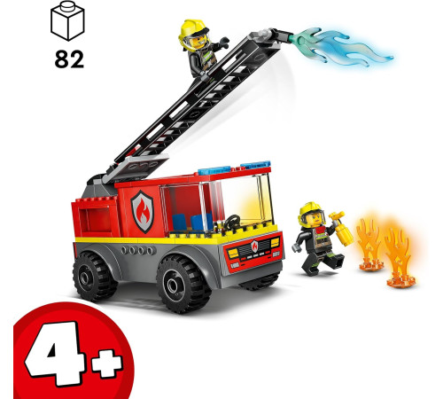 lego city 60463 constructor "camion de pompieri" (82 el.)