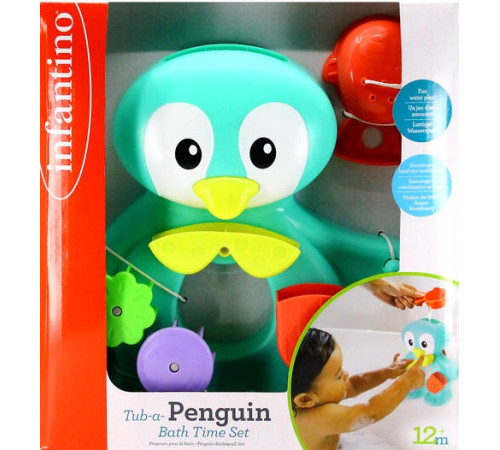  infantino 305221 set pentru baie "penguin bath time"