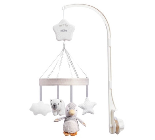nuby id99613 carusel de pluș "little penguin"