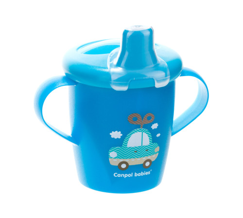canpol 31/200 cană anti-scurgere "toys" (9 luni+) 250 ml.