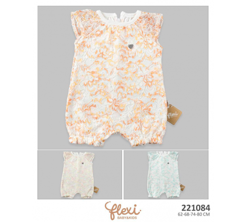  flexi 221084 body (62/68/74 cm.) in sort.