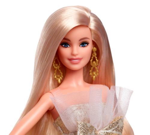 barbie jbh95 păpușă de colecție "holiday 2025" blondă
