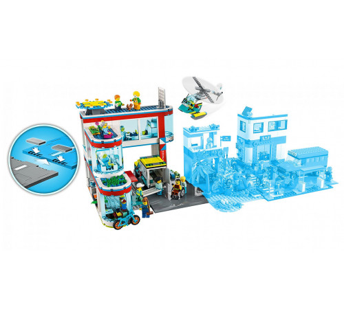 lego city 60330 constructor "spitalul" (816 el.)