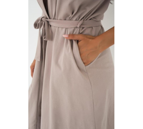 mamindom 25316 Халат для беременных и кормящих мам 2xl (капучино)