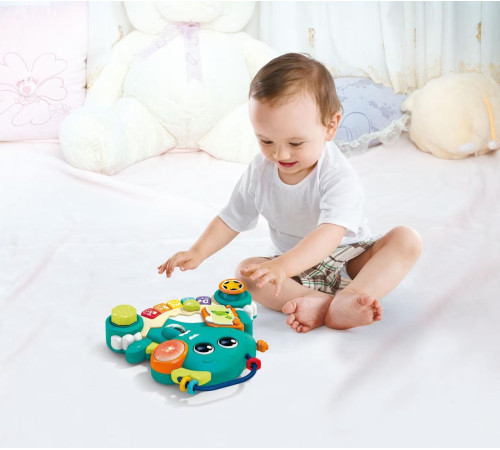 hola toys he8976 jucărie muzicală 2 în 1 "dinozaur"