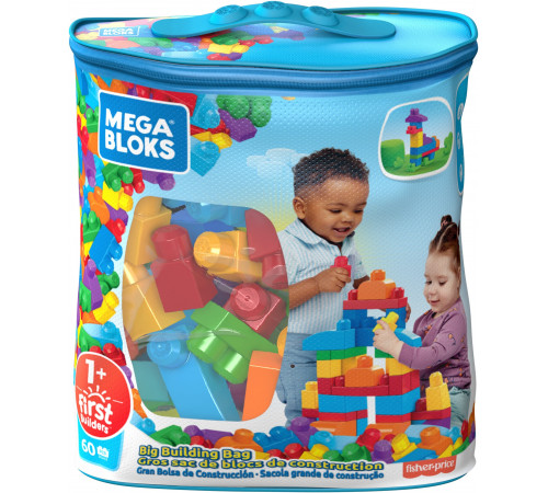 Детский магазин в Кишиневе в Молдове mega bloks dch55 Конструктор классический в мешке (60 дет.)